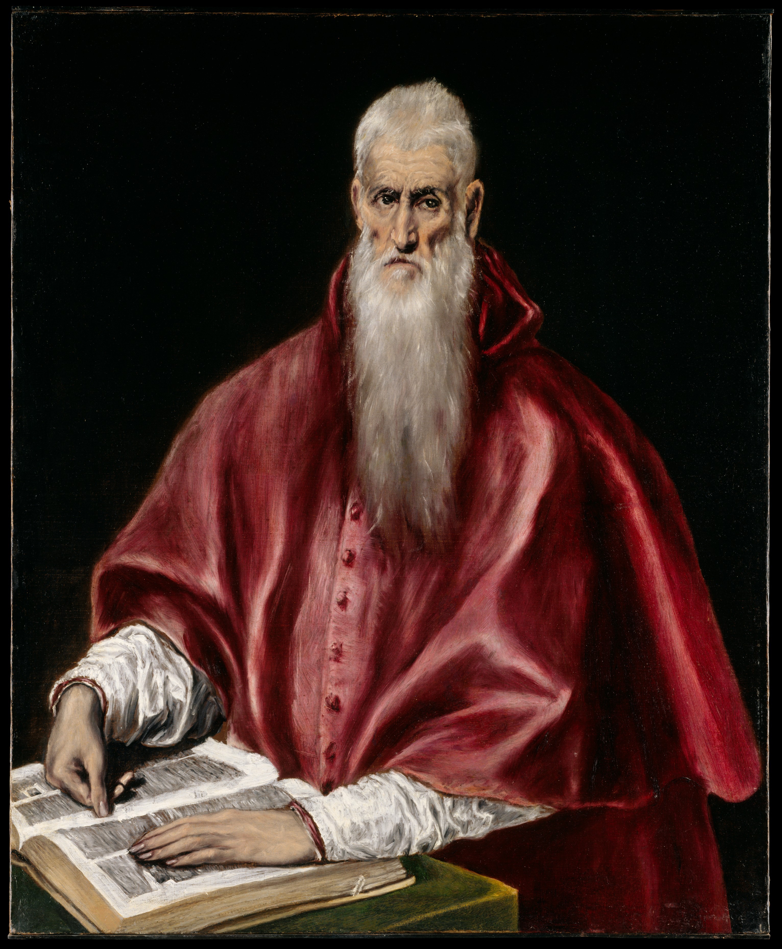 St. Jerome at his desk, surrounded by his books